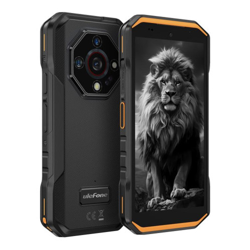  Ulefone Armor X32 Pro 5G, 8 Go + 256 Go, vision nocturne, téléphone robuste IP68/IP69K, écran 5,65 pouces, Android 14, MediaTek Dimensity 6300 Octa Core, réseau : 5G, NFC, OTG (orange) SU863E968-010